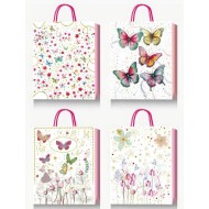 Σακούλες Δώρου χάρτινες Πεταλούδες