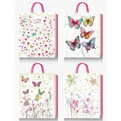 Σακούλες Δώρου χάρτινες Πεταλούδες
