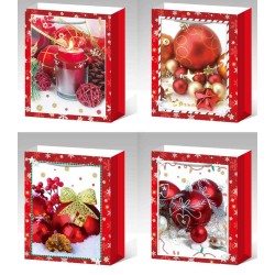 Σακούλα Δώρου Χάρτινη με Glitter