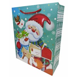 Σακούλα Δώρου Χαρτινη Χριστουγεννιάτικη Παιδική