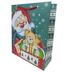 Σακούλα Δώρου Χαρτινη Χριστουγεννιάτικη Παιδική