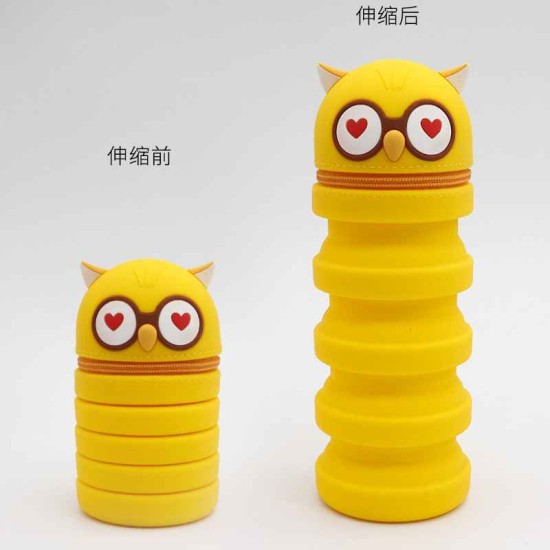 Κασετίνα σιλικόνης πτυσσόμενη με φερμουάρ