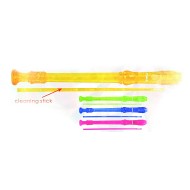 Φλογέρα πλαστική διάφανη σε θήκη