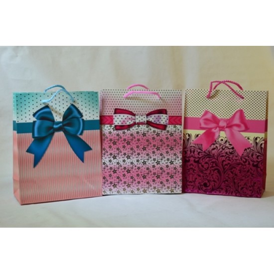 Σακούλες Δώρου Φιόγκος Μεταλλιζέ