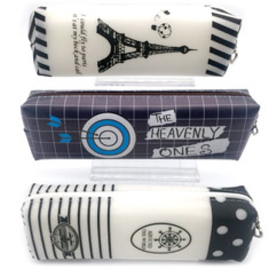 Κασετίνα ασπρόμαυρη τετράγωνη