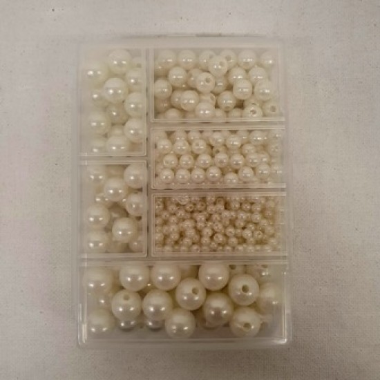 Πέρλες σε κουτί με 6 μεγέθη