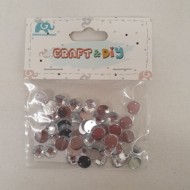 Διαμάντια Πλαστικά Ασημί