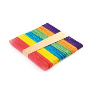 Γλωσσοπίεστρα Ξύλινα χρωματιστά στενά 