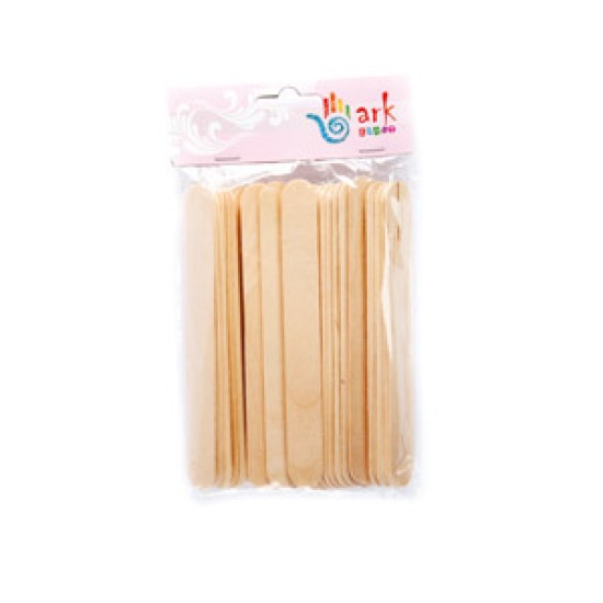 Γλωσσοπίεστρα Ξύλινα Φυσικό χρώμα φαρδυά