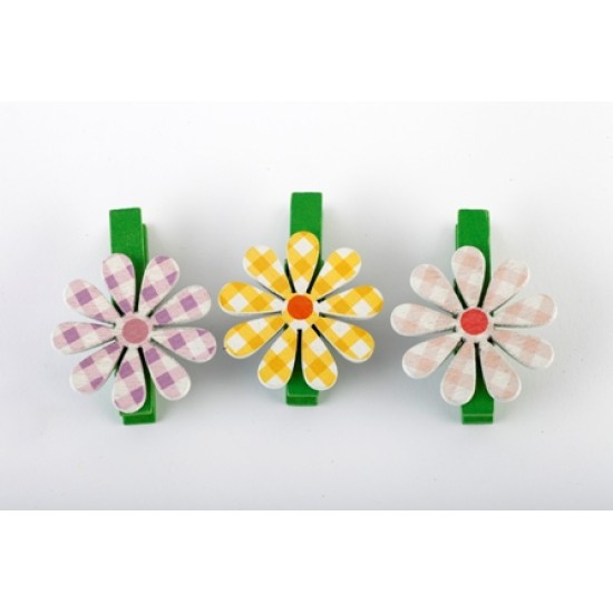 Μανταλάκια Μαργαρίτα 4,5εκ.6τεμ.