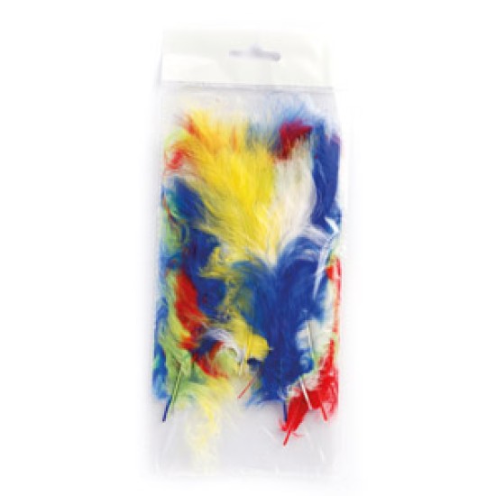 Πούπουλα Χρωματιστά 25 τεμ.