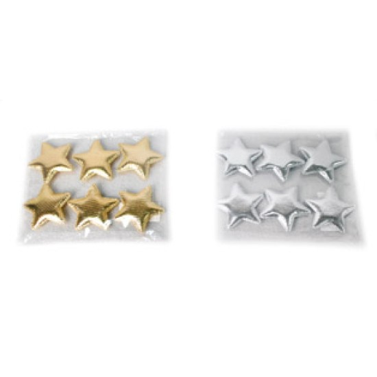 Αυτοκόλλητα Αστέρια μεταλλιζέ