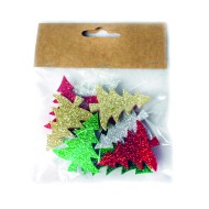 Αυτοκόλλητο δέντρο με gitter 