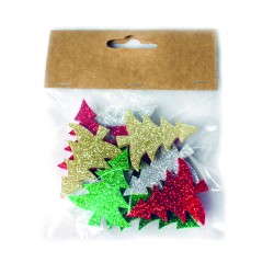 Αυτοκόλλητο δέντρο με gitter 