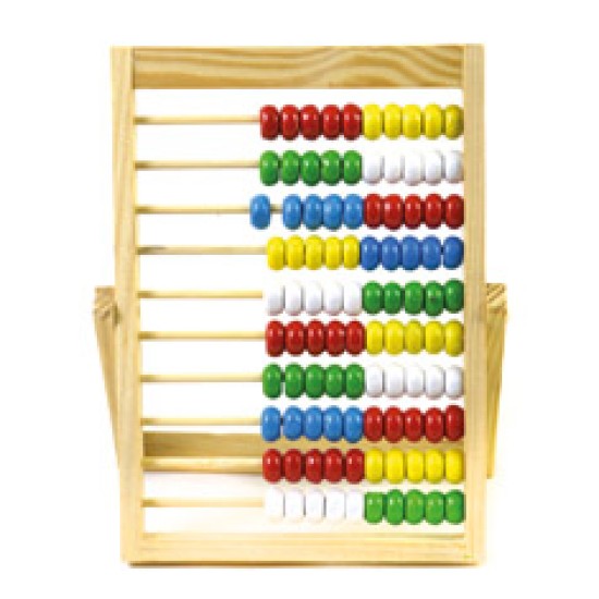 Αριθμητήριο Ξύλινο Δίχρωμο 14 x 19 εκ.